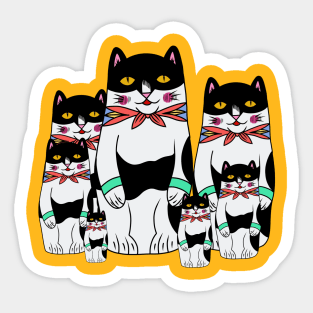 Ninushka Cat Doll Sticker